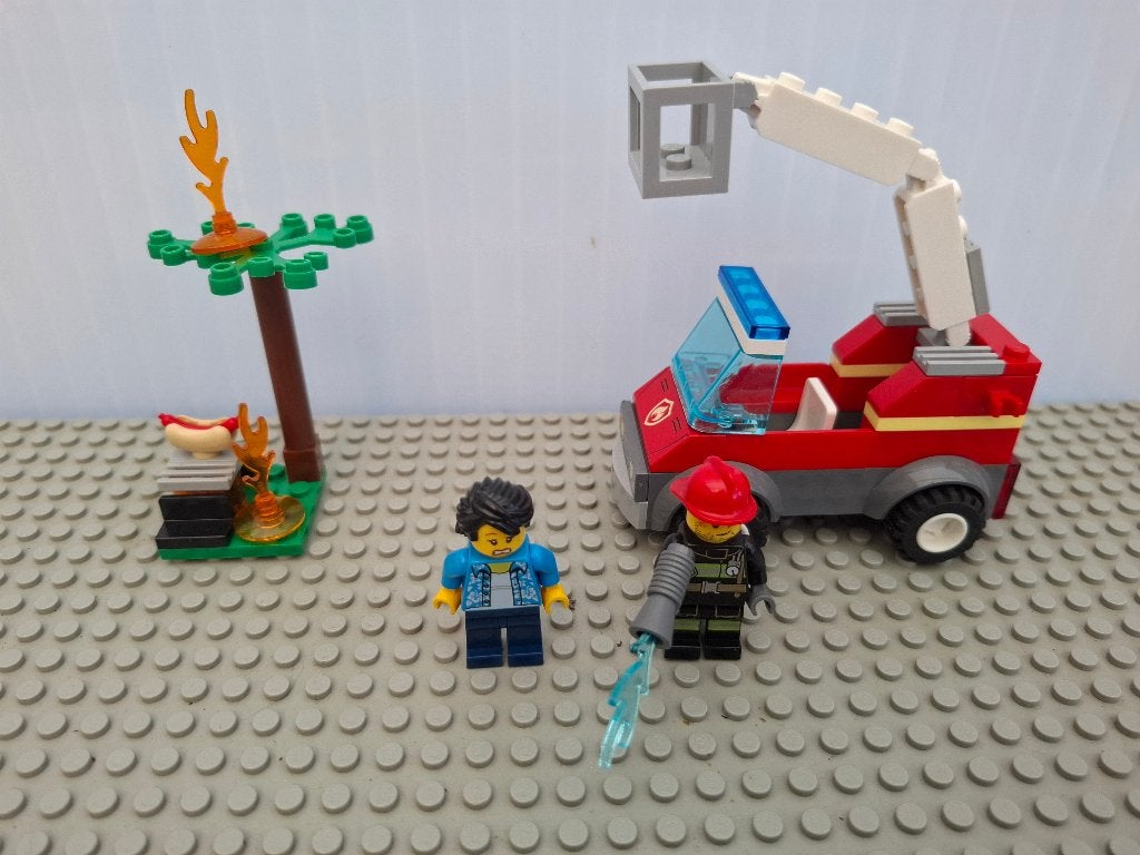 B32. Lego City Brandweer 60212 + 60214 + 60282, Inclusief instructies, Lego, Ophalen of Verzenden, Complete set