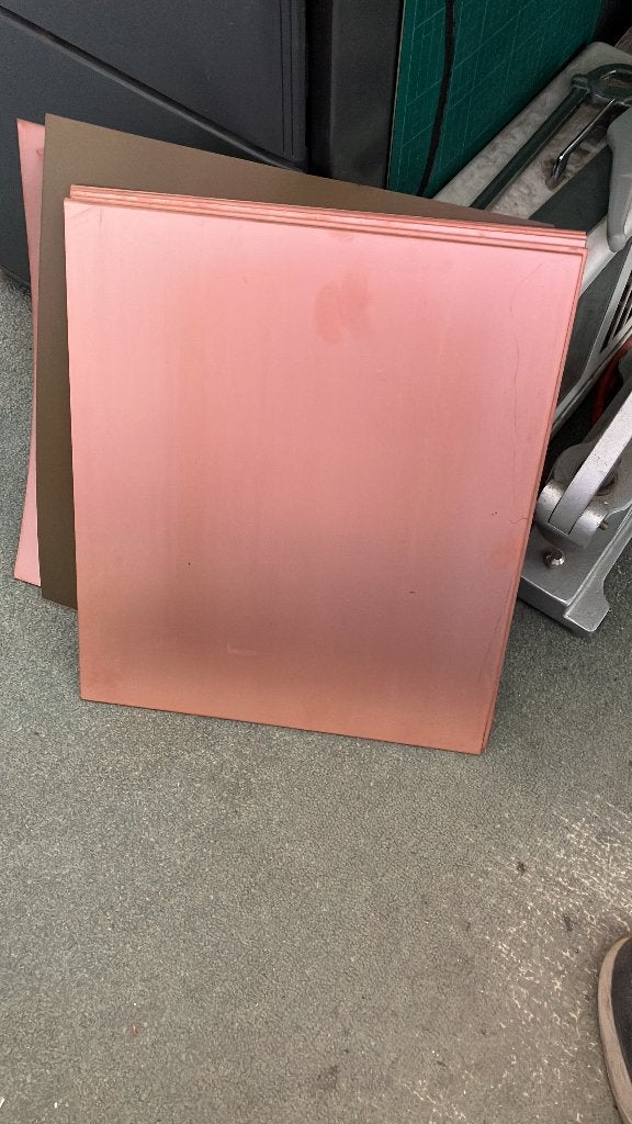 FR4 printplaten [320x380 mm2] enkelzijdig 0.4, 0.8 en 1.6 mm, Hobby en Vrije tijd, Ophalen of Verzenden, Nieuw