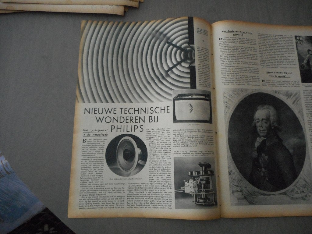 Philips. Nieuwe technische wonderen. 1937., Ophalen of Verzenden, 1920 tot 1940, Nederland, Knipsel(s)