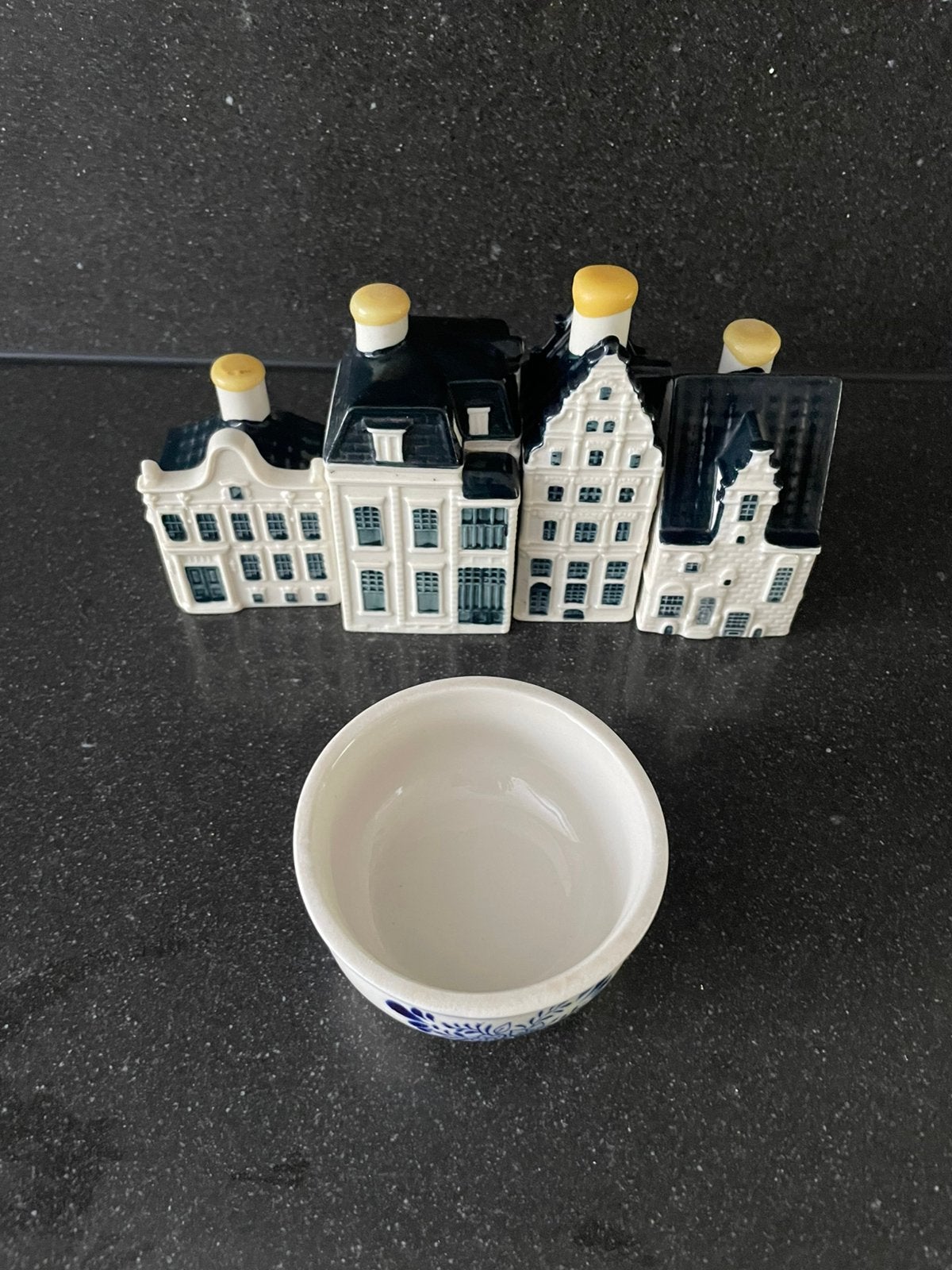 Delfts Blauw Deco Handpainted Holland Kommetje, Antiek en Kunst, Ophalen of Verzenden