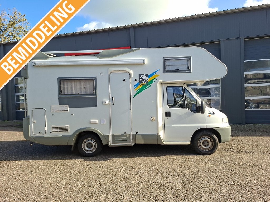 Knaus Traveller 575 compacte ruime 6p camper, Alkoof, Ringverwarming, Fiat, Treinzit