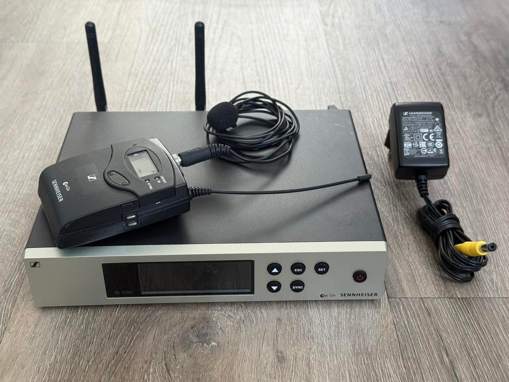 Sennheiser EW100 G4 draadloze dasspeld (516-558 MHz), Muziek en Instrumenten, Microfoons, Ophalen of Verzenden, Zo goed als nieuw