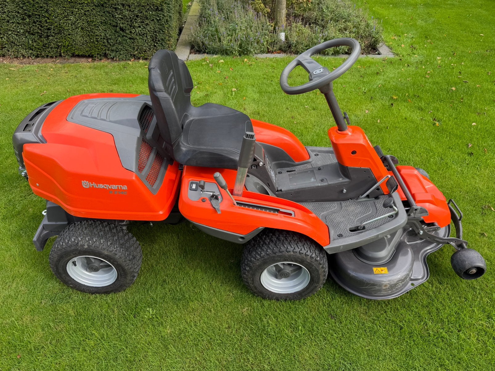 HUSQVARNA R214C / 94 CM COMBI MAAIDEK ZITMAAIER 2022‼️61 uur, Ophalen of Verzenden, Zo goed als nieuw, Elektrische starter, 90 tot 120 cm