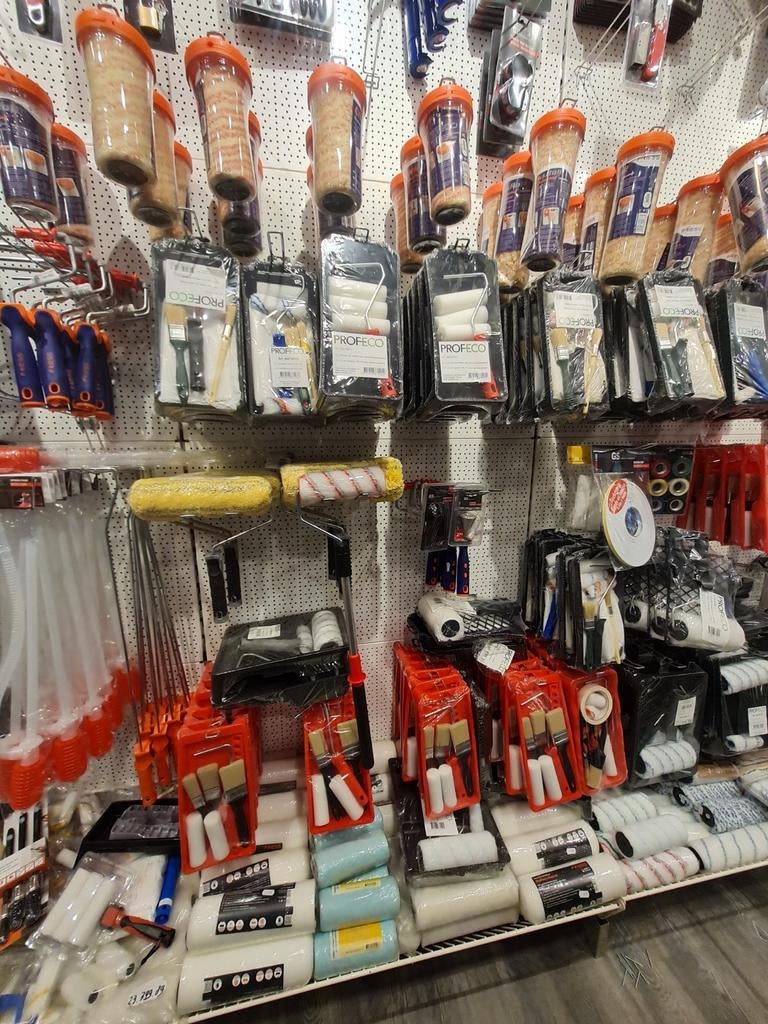Grote partij schilderspullen - Salehunter Bladel, Doe-het-zelf en Verbouw, Schildersmaterialen, Ophalen