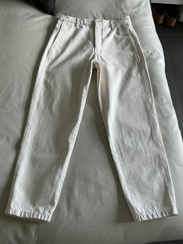 Ecru broek, Vanilia, maat 38, Maat 38/40 (M), Vanilia, Beige, Ophalen of Verzenden