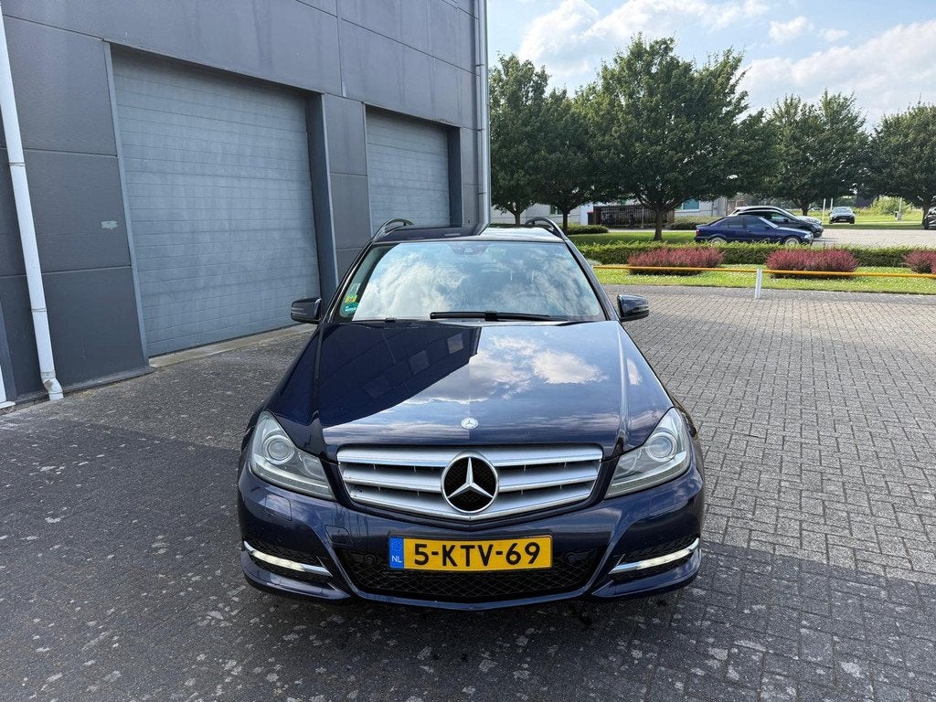 Mercedes-Benz C-klasse Estate 180 Ambition 2013, Auto's, Mercedes-Benz, Achterwielaandrijving, Blauw, Leder en Stof, Handgeschakeld