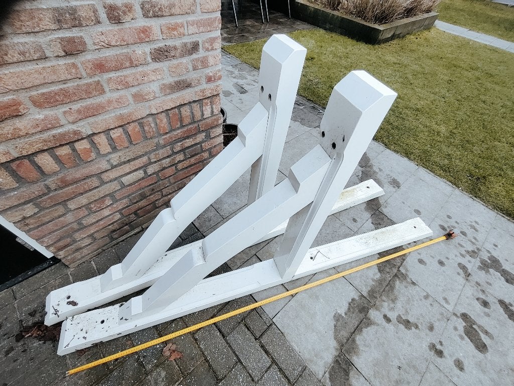 Luifel steunen/ steunbeer, Ophalen, Gebruikt