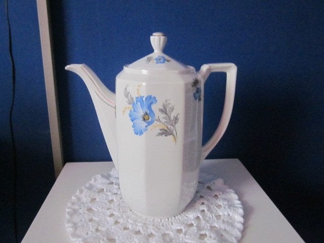 brocante koffiekan korenbloem, Ophalen of Verzenden, Nieuw, Overige stijlen, Overige typen