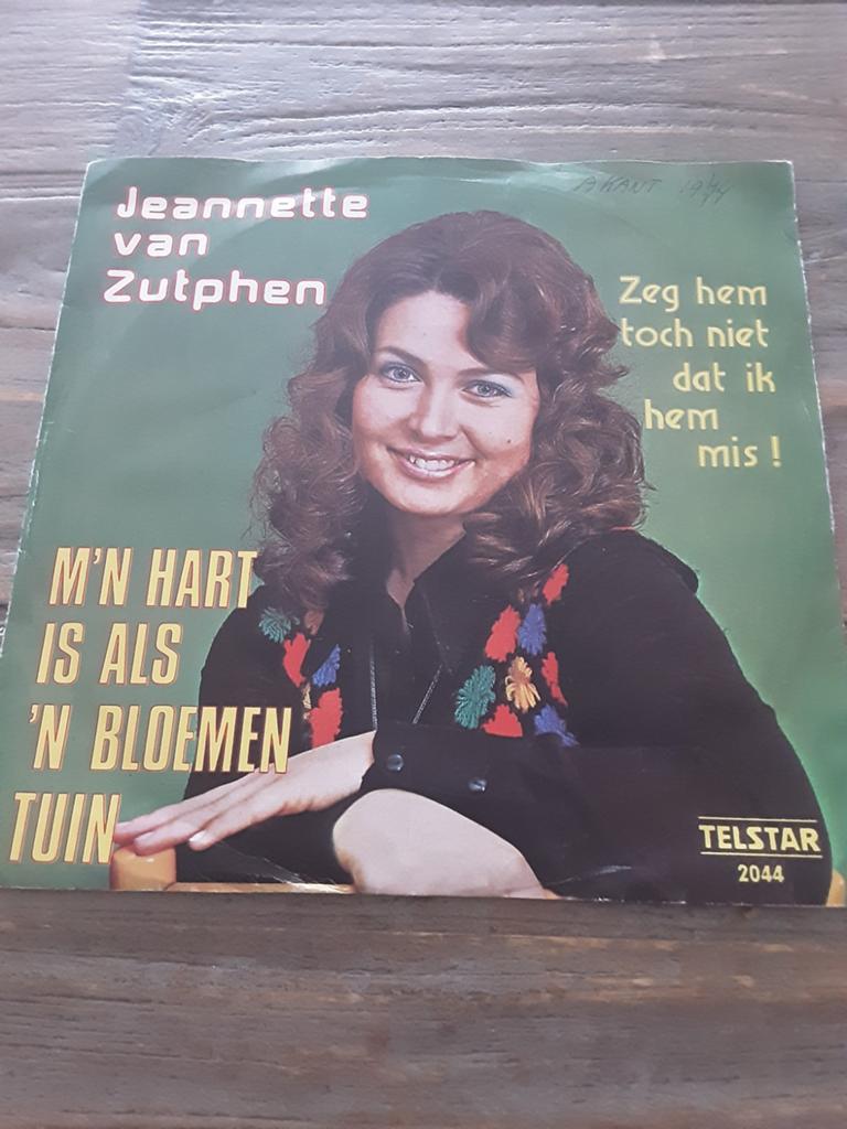 Jëannette van Zutphen piraat single, Ophalen of Verzenden, Zo goed als nieuw, Overige formaten