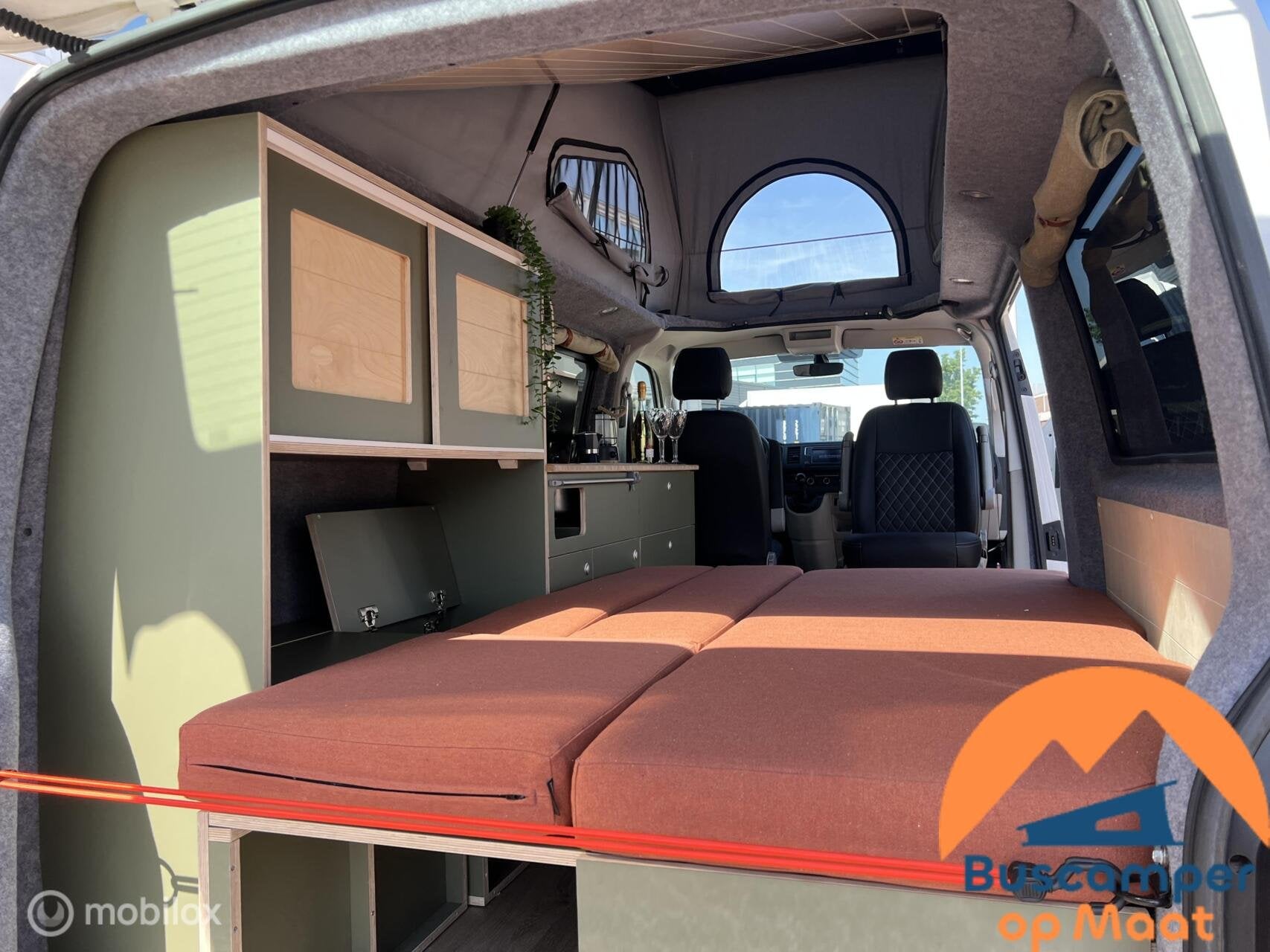 Volkswagen T6 2018 L2H1 Nevada 2018 Automaat two-tone, Automaat, Verkoop@buscamperopmaat.nl, Bedrijf, Diesel