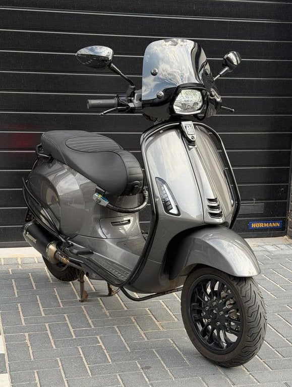 Vespa Sprint E4|Agaat Grijs|AKRA|Malossi 80cc| 80KM/H, Ophalen of Verzenden, Zo goed als nieuw