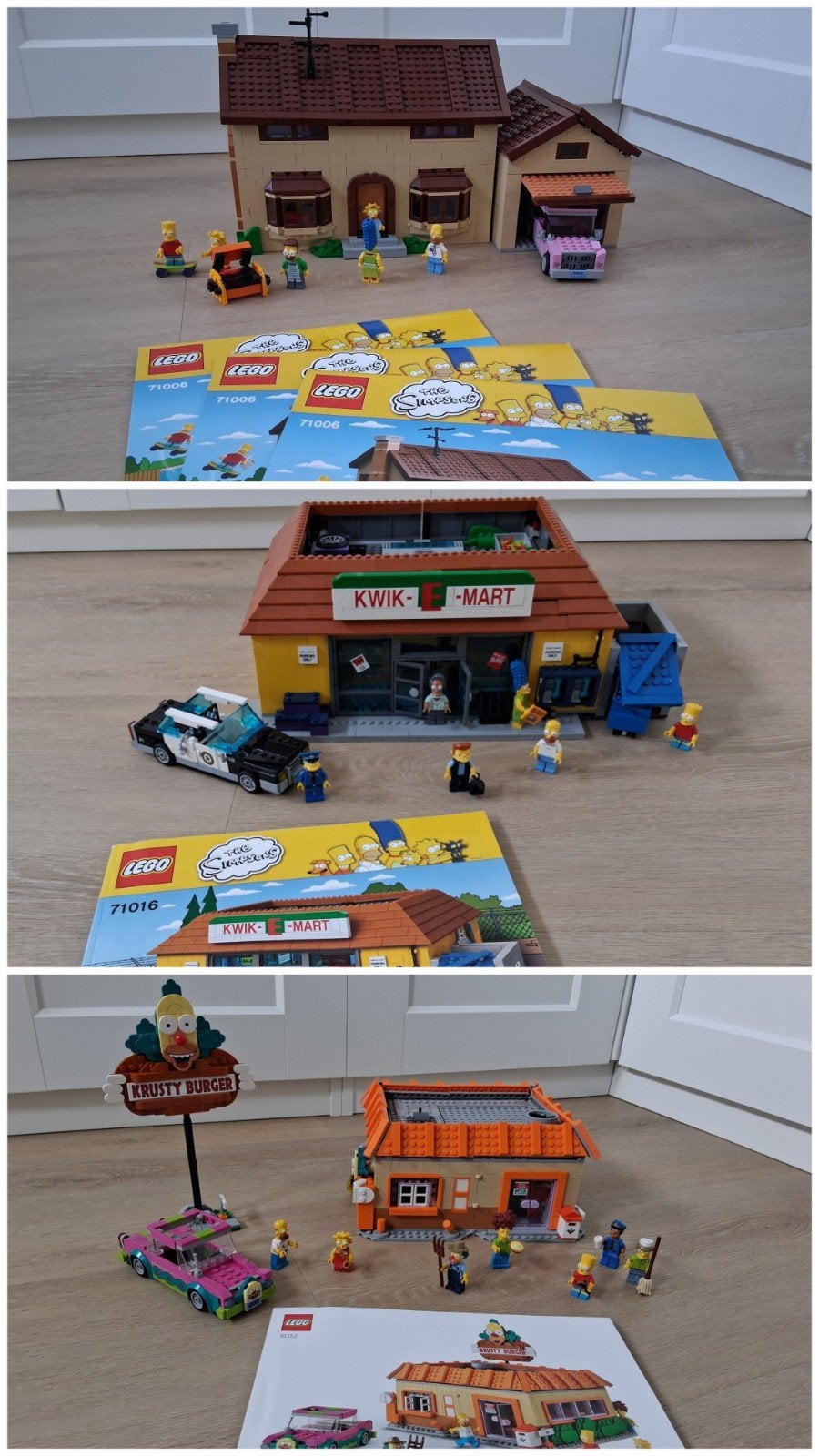 LEGO The Simpsons: Huis, Kwik-E-Mart & Krusty Burger, Ophalen, Zo goed als nieuw, Overige merken