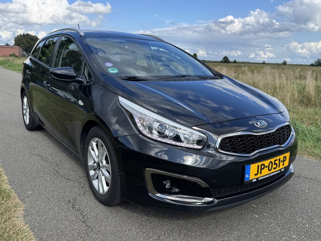 Kia cee'd Sportswagon 1.0 T-GDi First Edition NAVI/ECC/CAMER, Auto's, Kia, Voorwielaandrijving, Stof, Gebruikt, Zwart