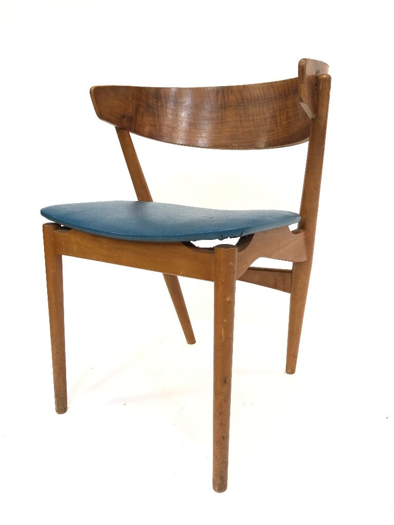 Vintage stoelen Helge Sibast Model nr. 7 teakhout design