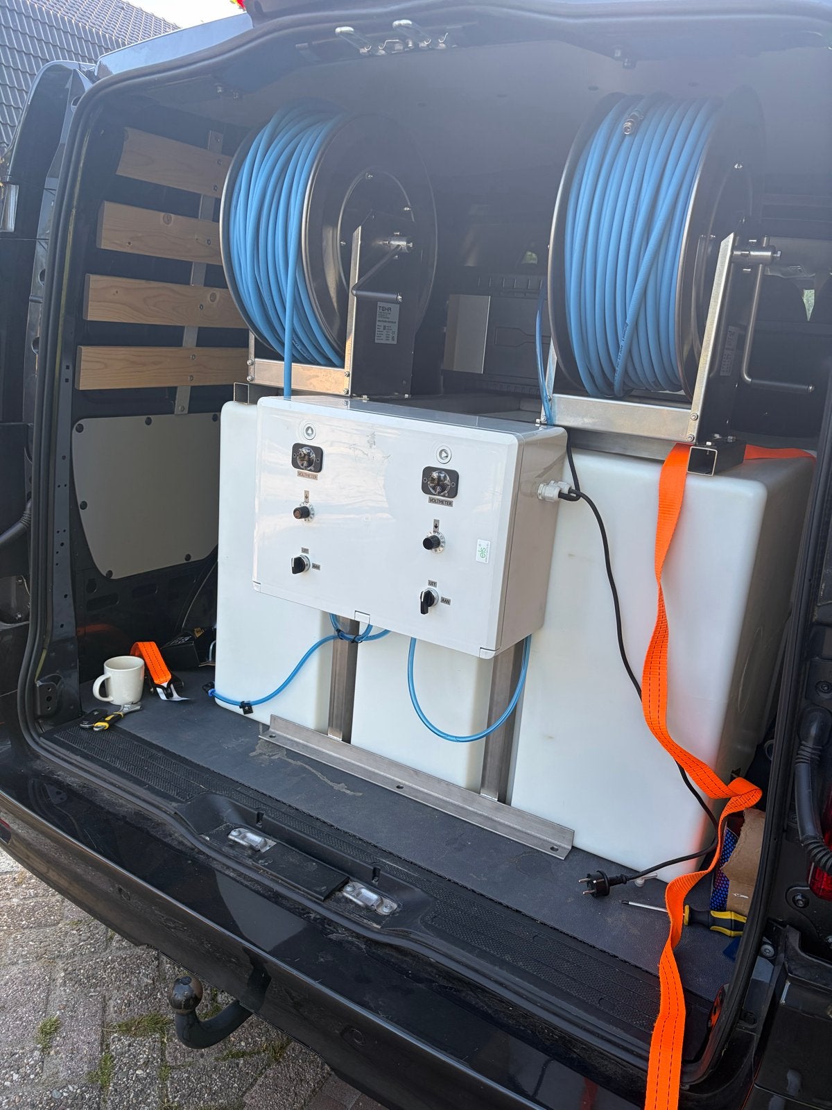 Verwarmd tuckerpole/telewash watersysteem 650 liter, Ophalen, Zo goed als nieuw, Overige typen