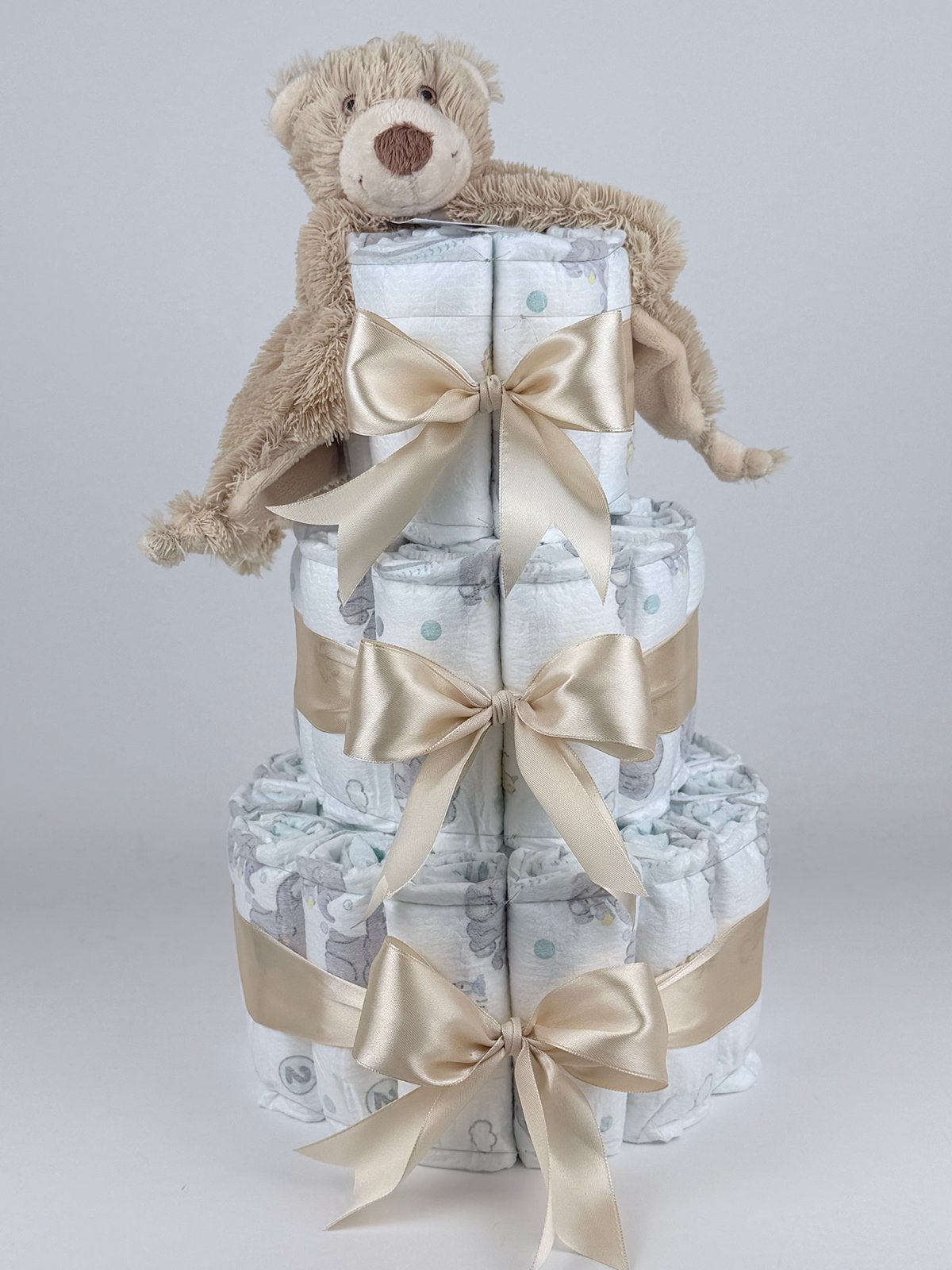 Luiertaart jongen meisje happy horse tut beer boogy beige, Kinderen en Baby's, Ophalen of Verzenden, Nieuw, Kraamcadeau