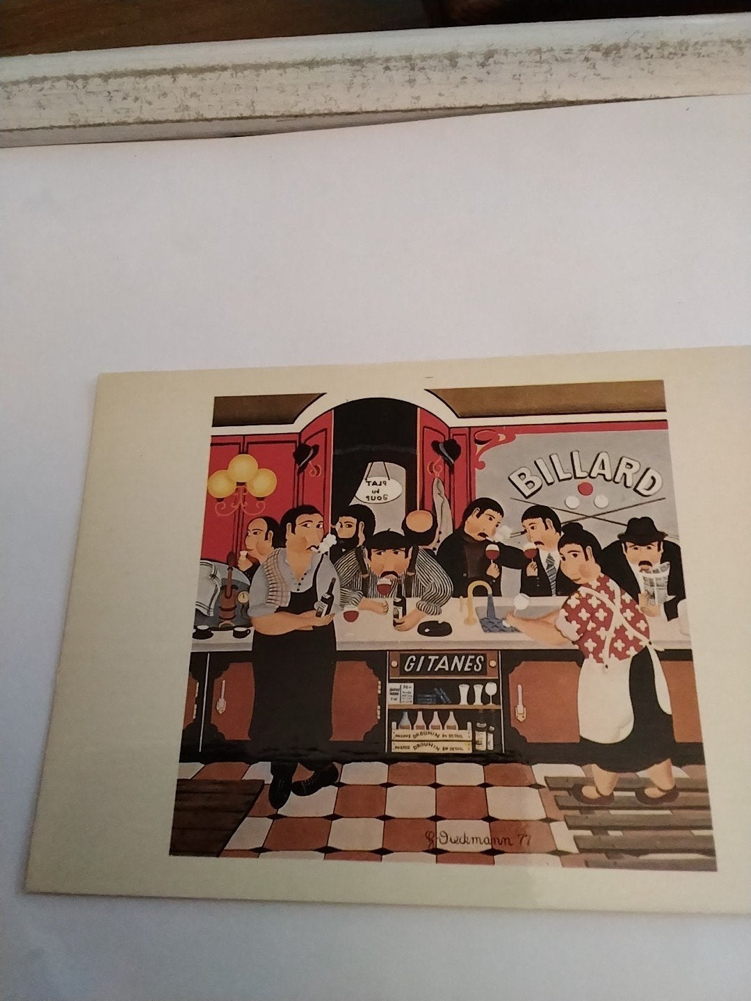 Ansichtkaart 'Paris Naïf' door Dieckmann '71 - Café s, Ophalen of Verzenden, 1960 tot 1980, Gelopen