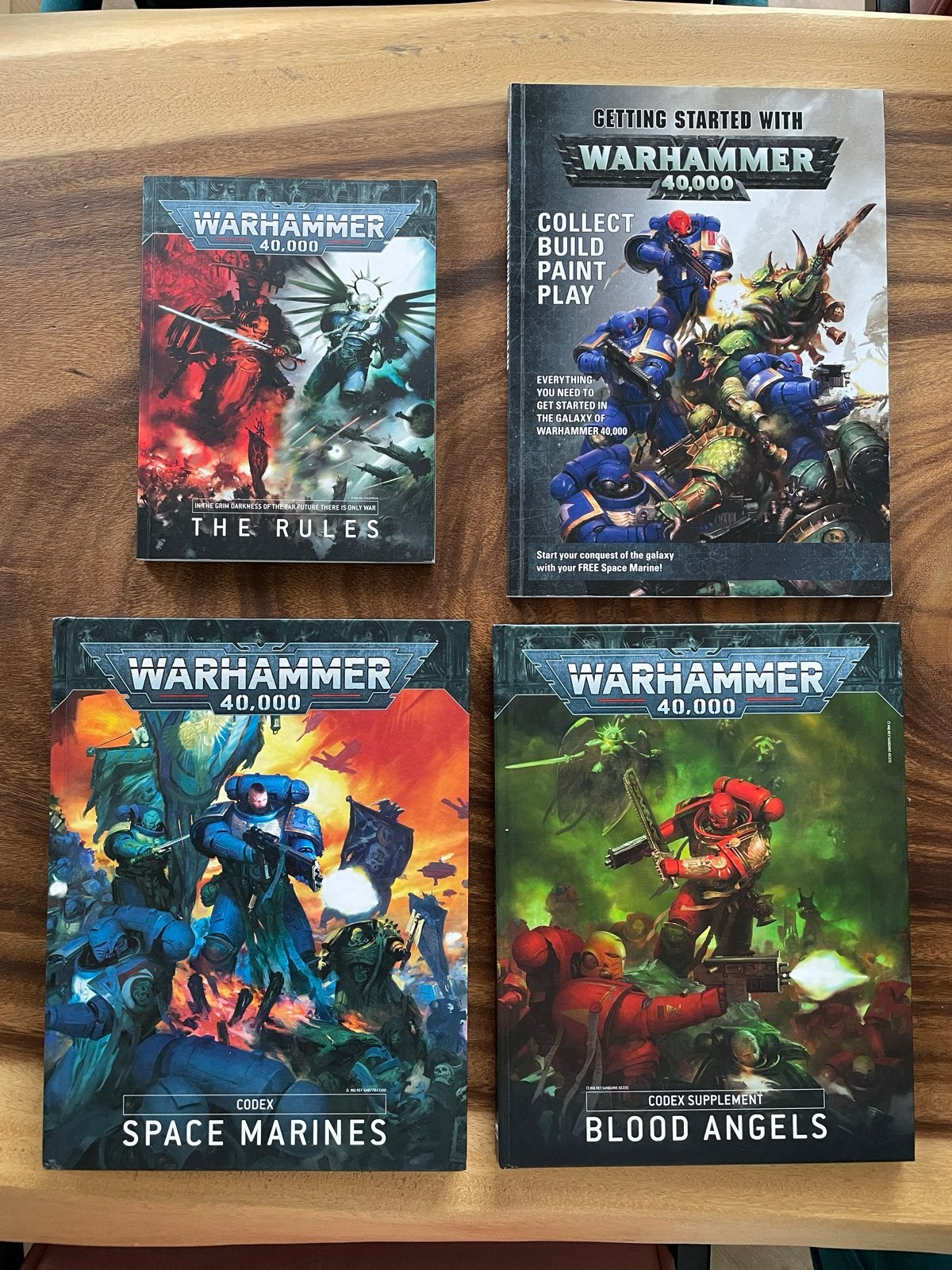 Warhammer 40k.: Regels, Codex Space Marines & Blood Angels, Hobby en Vrije tijd, Wargaming, Ophalen of Verzenden, Gebruikt, Warhammer 40000
