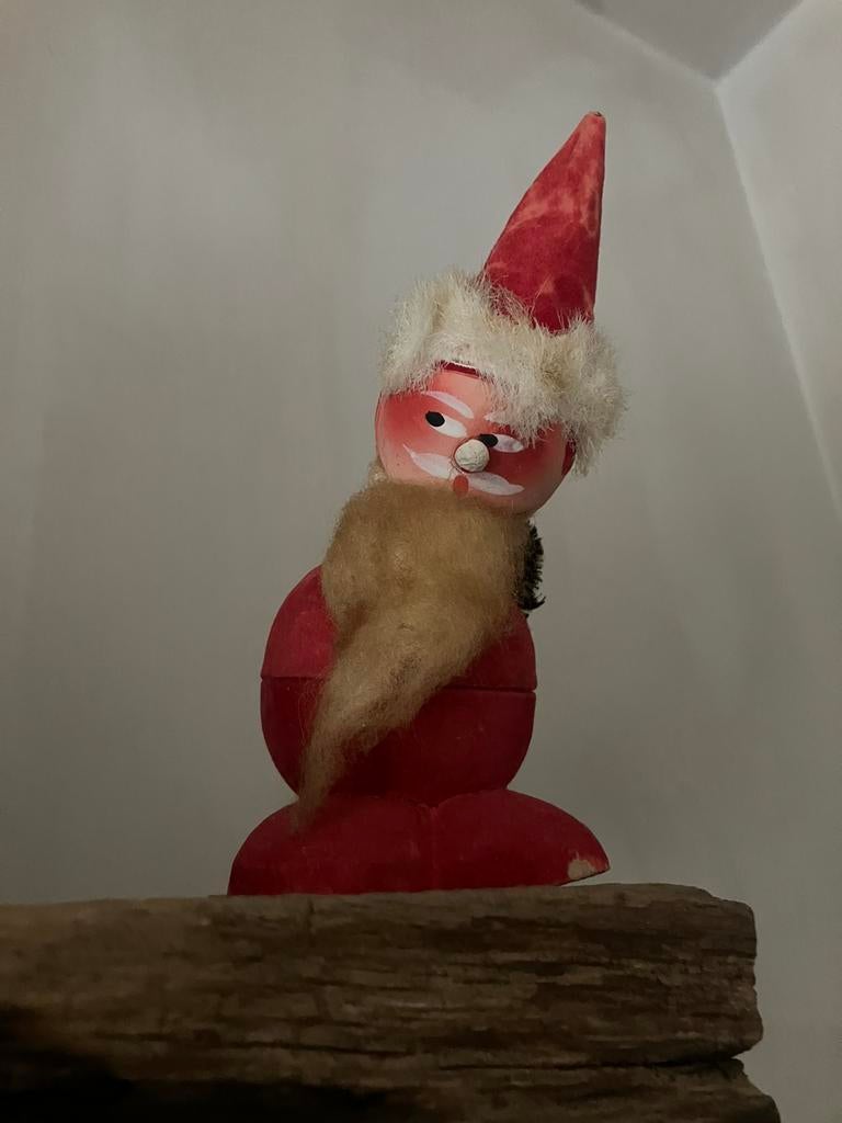Vintage candycontainer kerstman, Ophalen of Verzenden, Zo goed als nieuw
