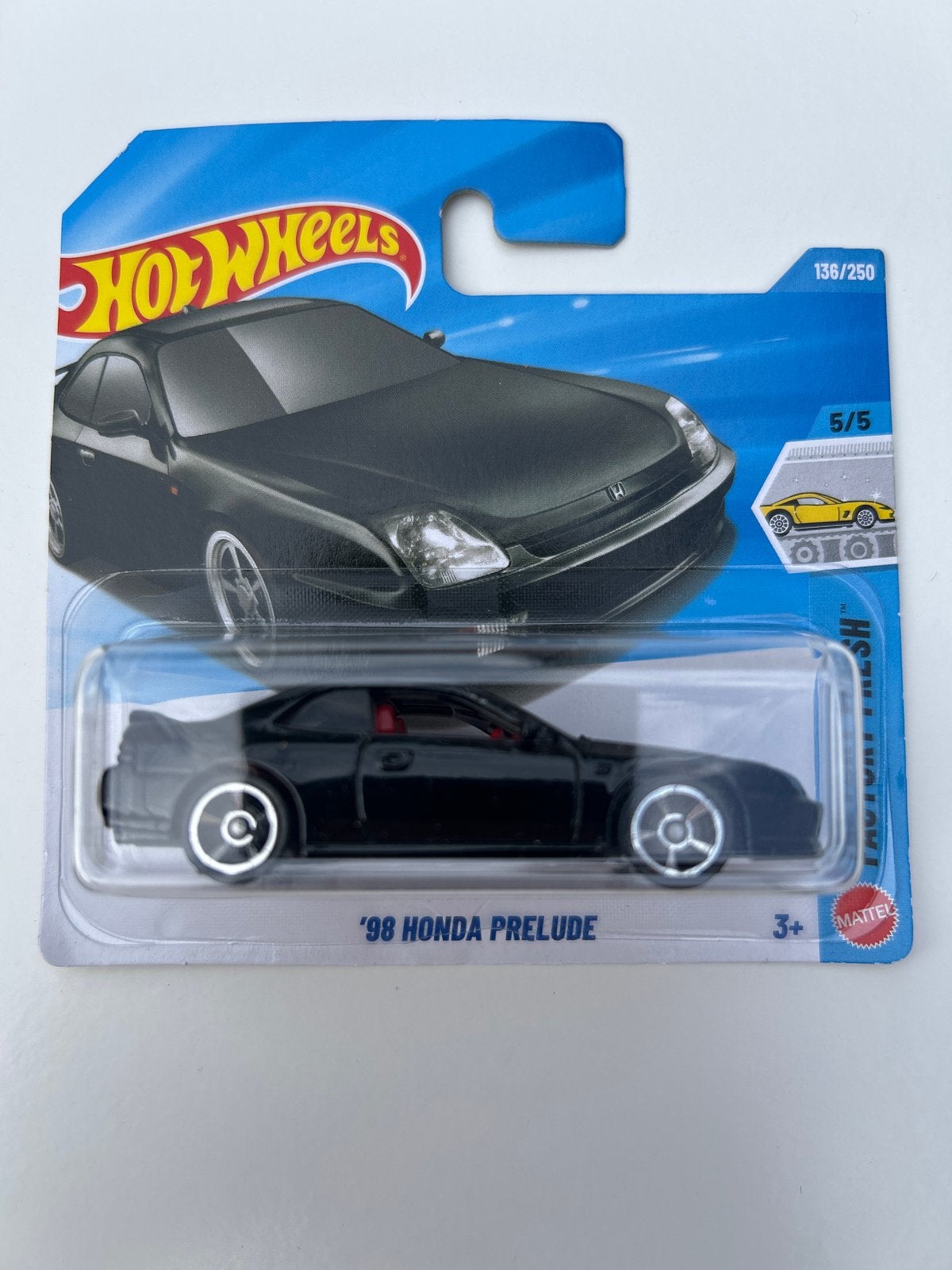 Hot Wheels '98 Honda Prelude Zwart - Nieuw in verpakking, Ophalen of Verzenden, Nieuw