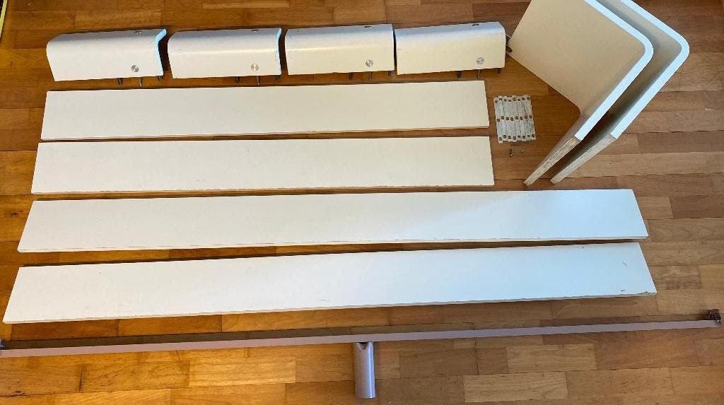 Auping auronde tweepersoons bedframe 160x200x34 cm, Ophalen, Gebruikt, Tweepersoons, 200 cm