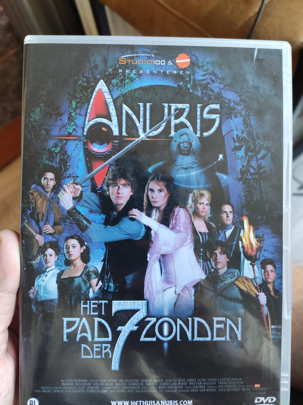 Dvd - Het huis Anubis - Het pad der 7 zonden, Alle leeftijden, Verzenden, Zo goed als nieuw