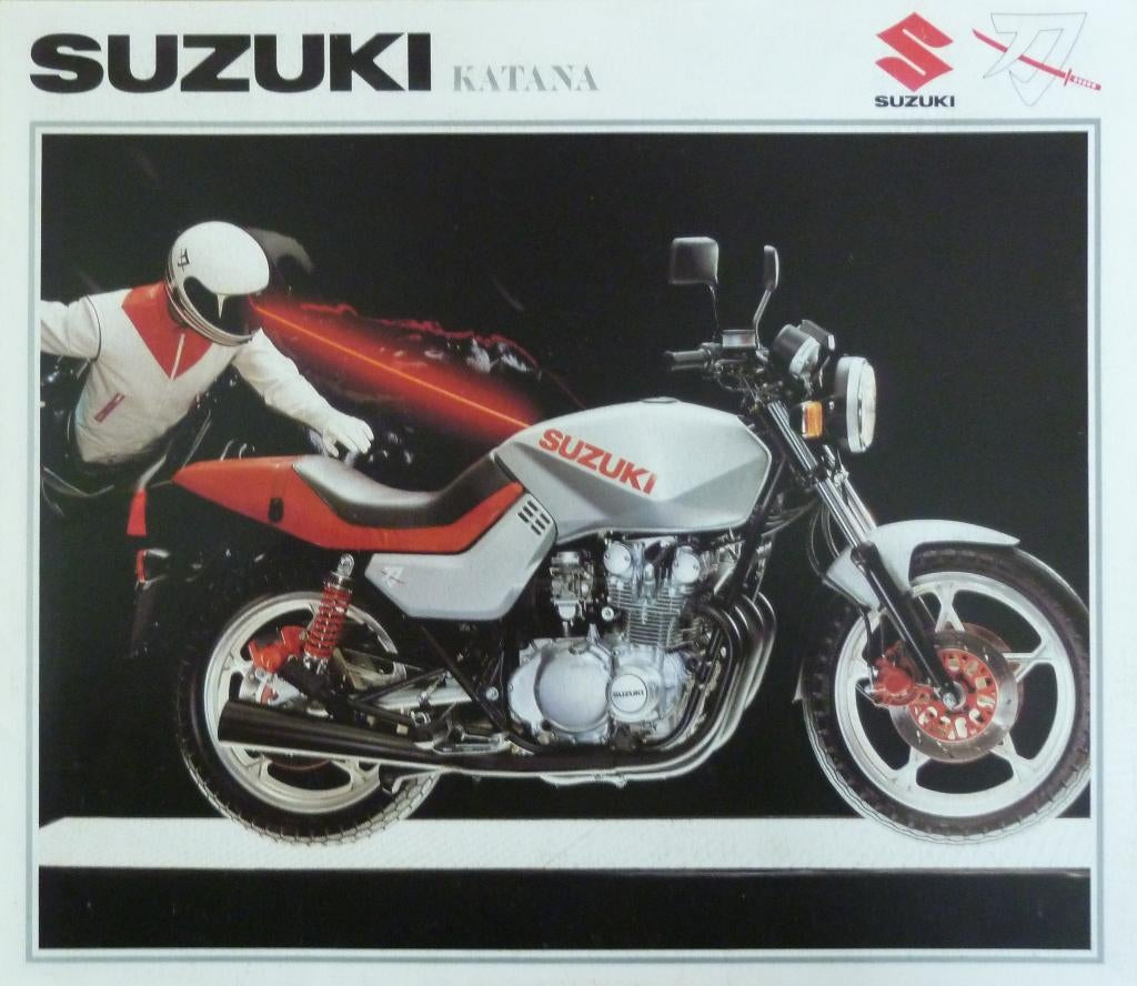 Folder SUZUKI Katana GSX400/ GS550/ GS650 07/1981, Ophalen of Verzenden, Suzuki