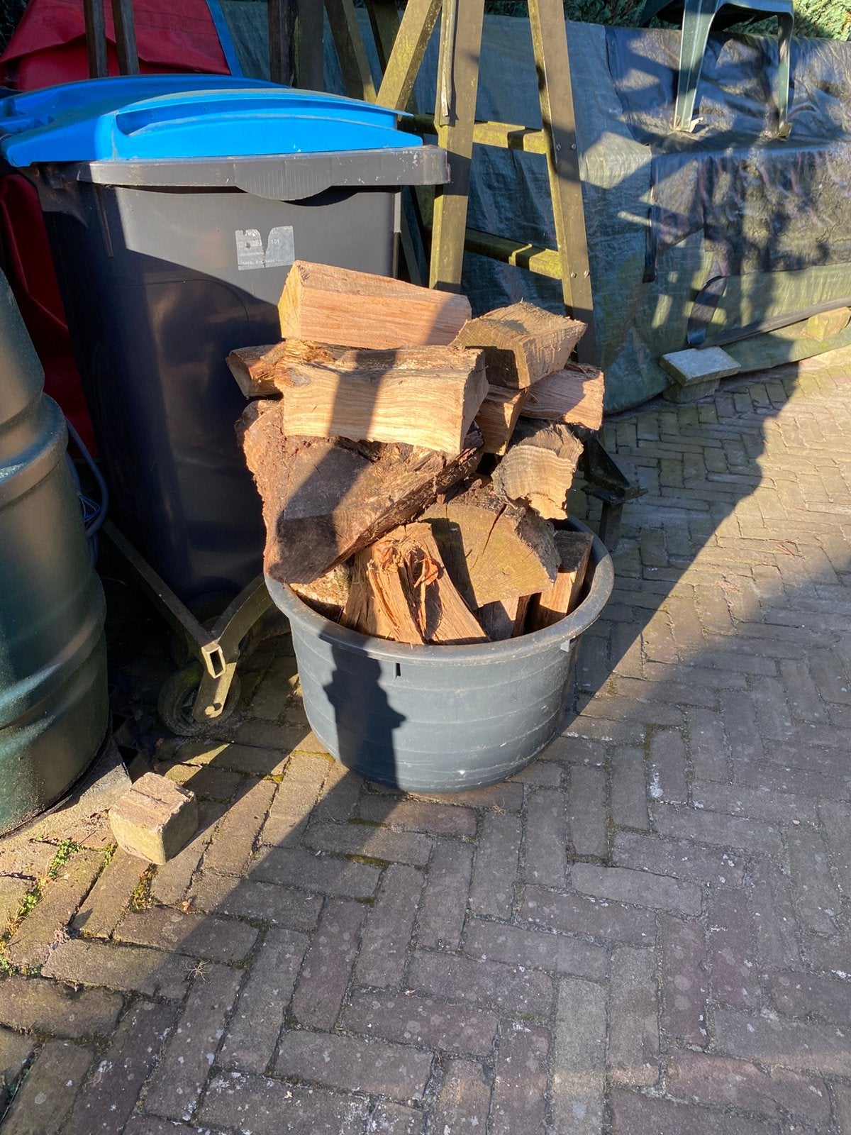 Openhaatd hout, Tuin en Terras, Haardhout, Minder dan 3 m³, Ophalen of Verzenden