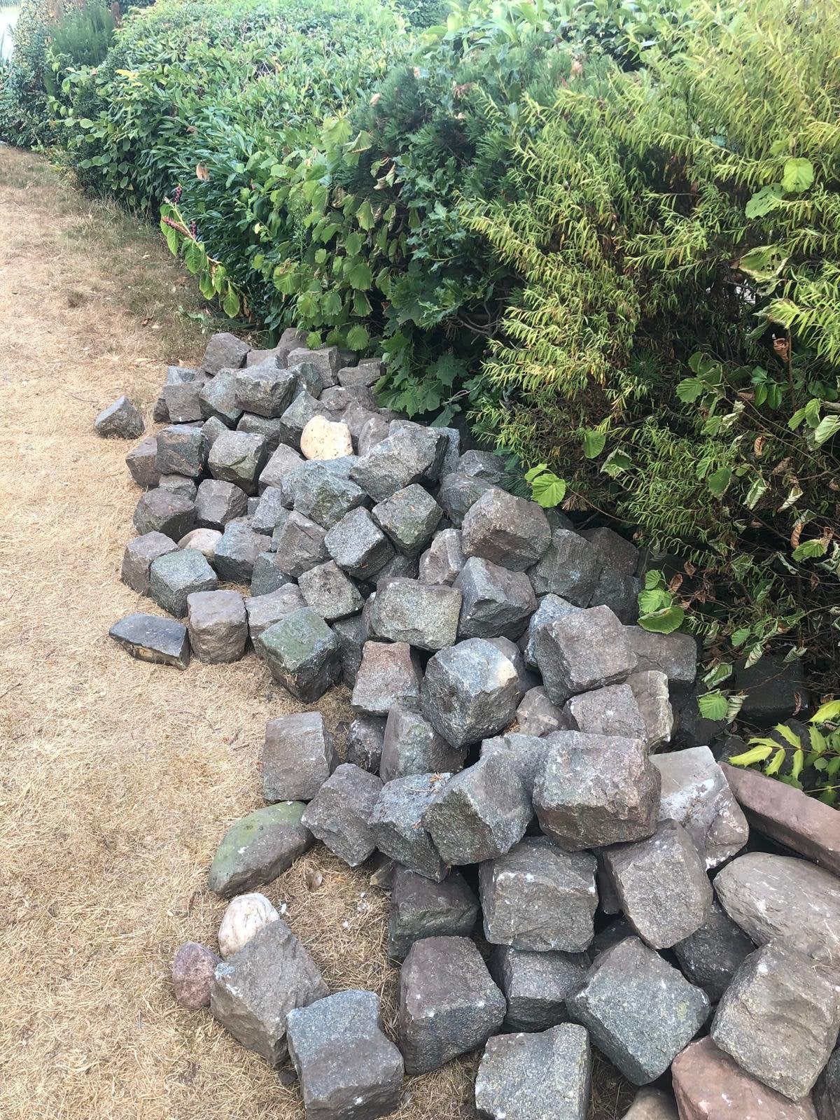 Mooie sierstenen voor in de tuin, Ophalen, Gebruikt, Graniet, Kei