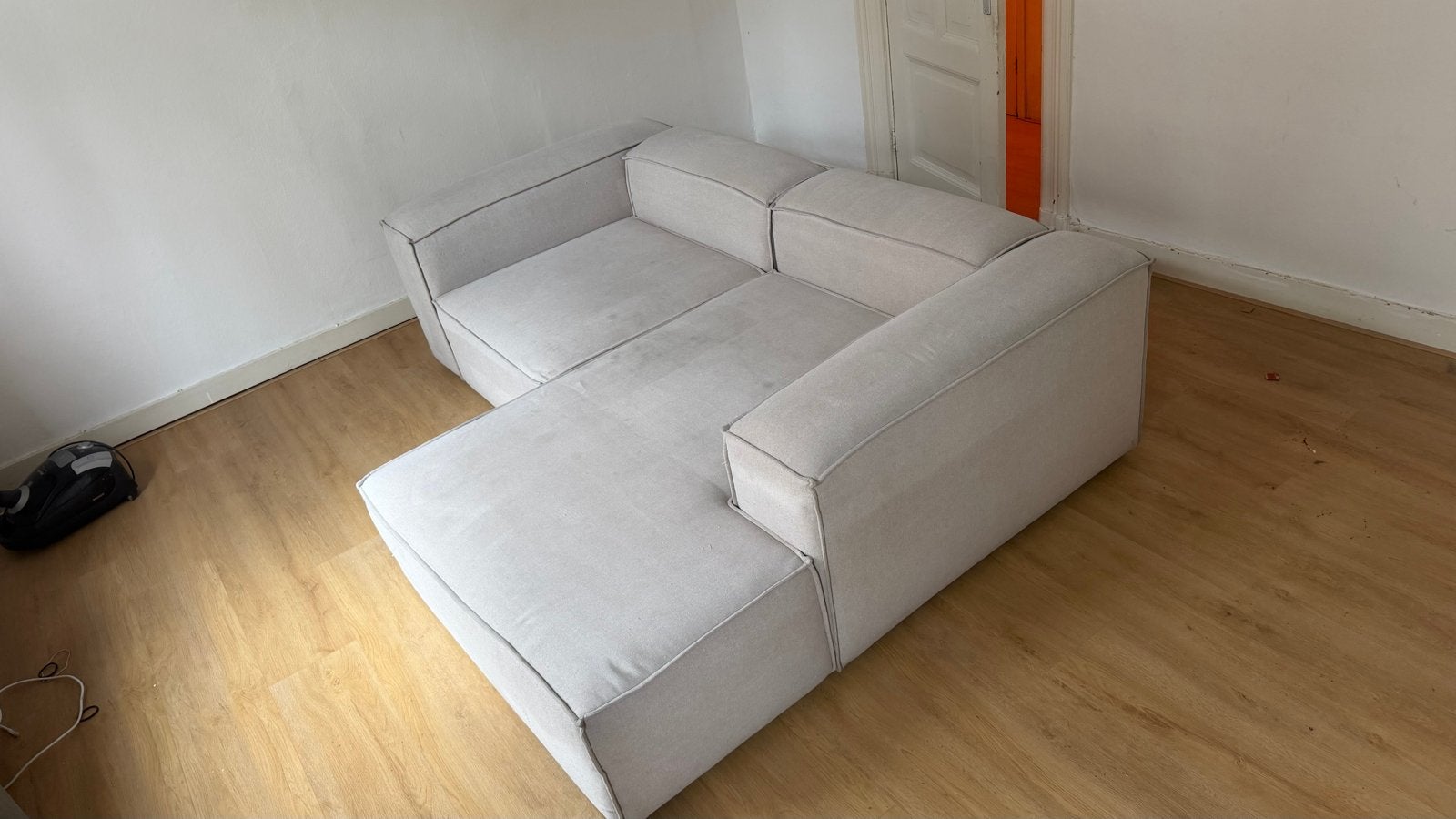 Westwing Lennon Hoekbank Beige, Ophalen, Gebruikt, Hoekbank, Driepersoons