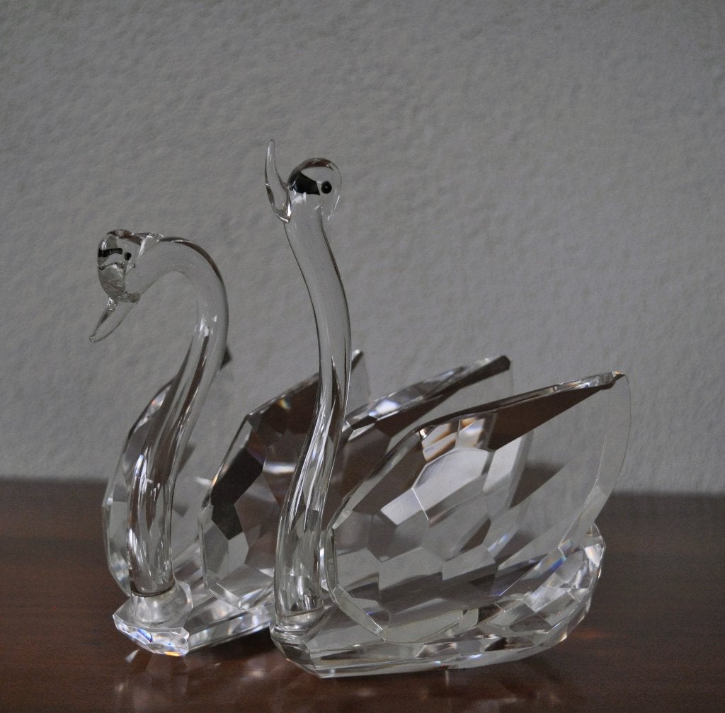 Zwaan Zwanen Kristal Glas 13 cm Swarovski, Ophalen