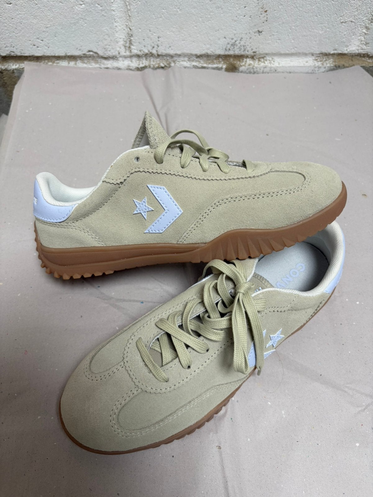 Converse all star sneakers Maat 38,5 Suede run star trainer, Ophalen of Verzenden, Zo goed als nieuw, Sneakers of Gympen
