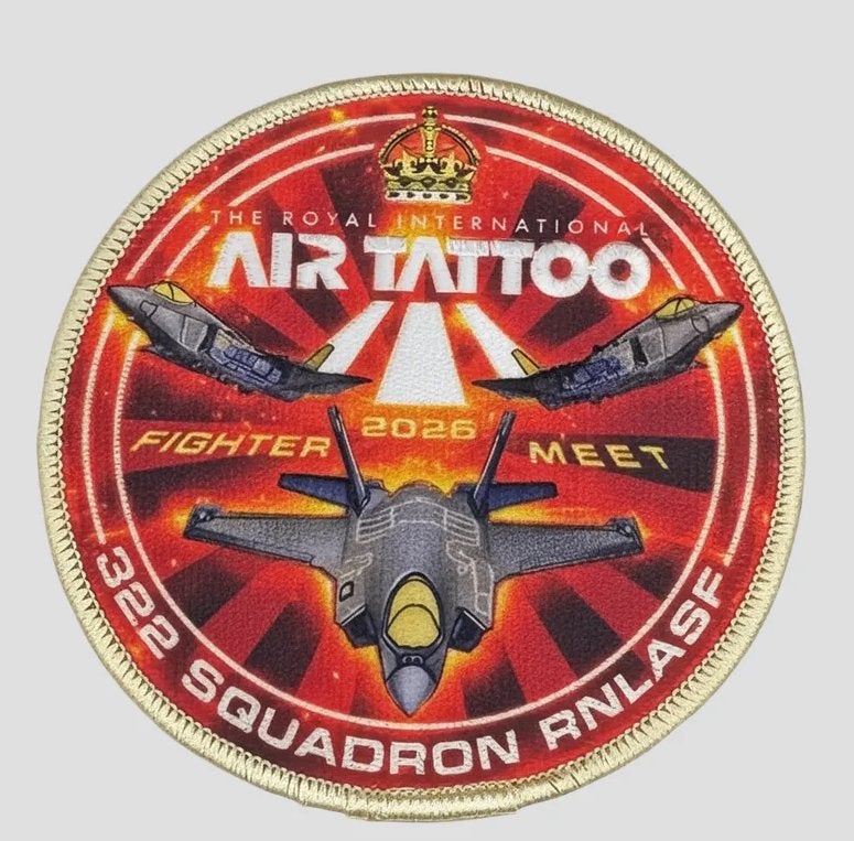 322 RIAT patch, Verzenden, Luchtmacht, Nederland, Embleem of Badge
