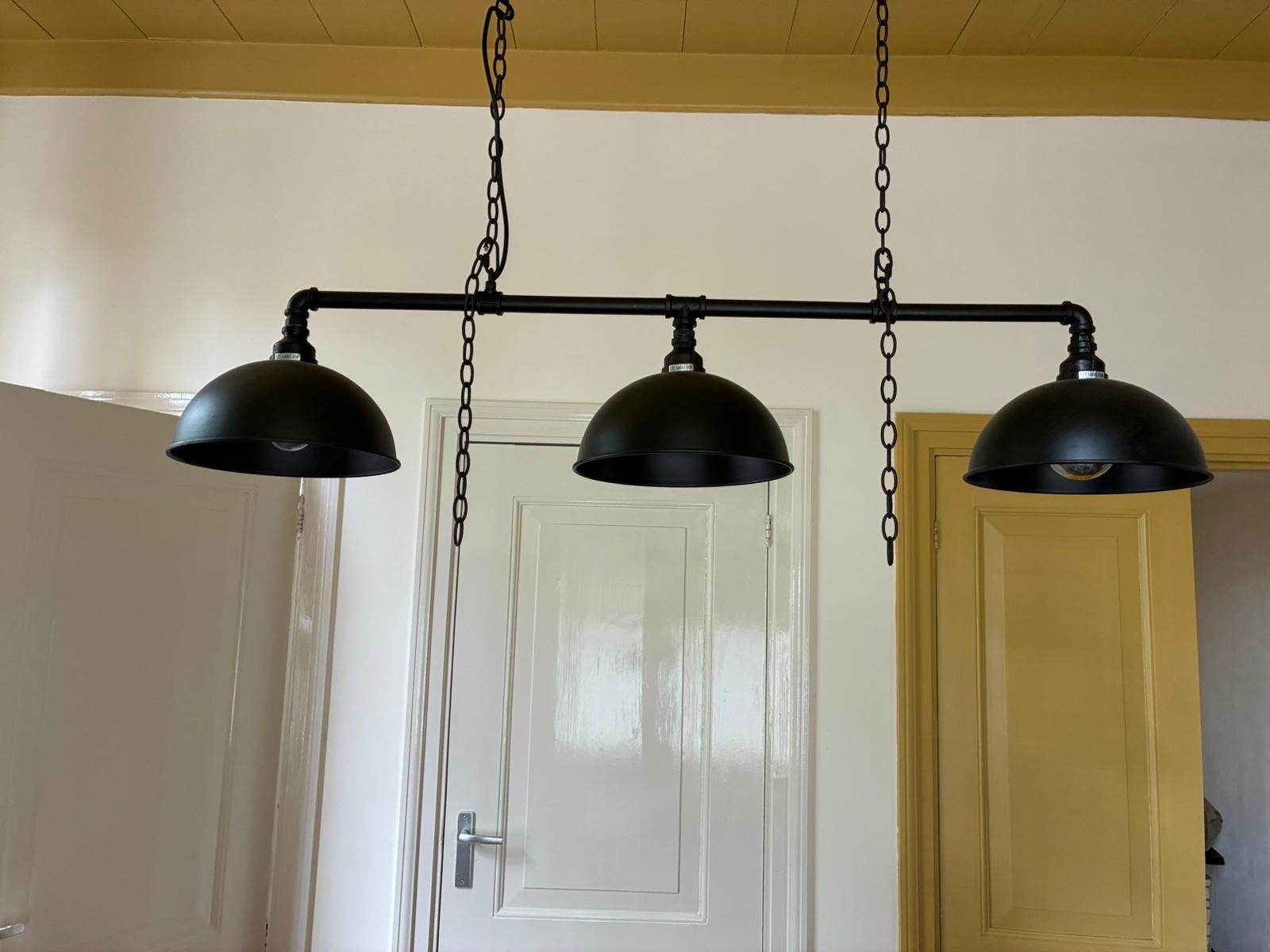 Hanglamp, Ophalen of Verzenden, Zo goed als nieuw, Metaal, Minder dan 50 cm