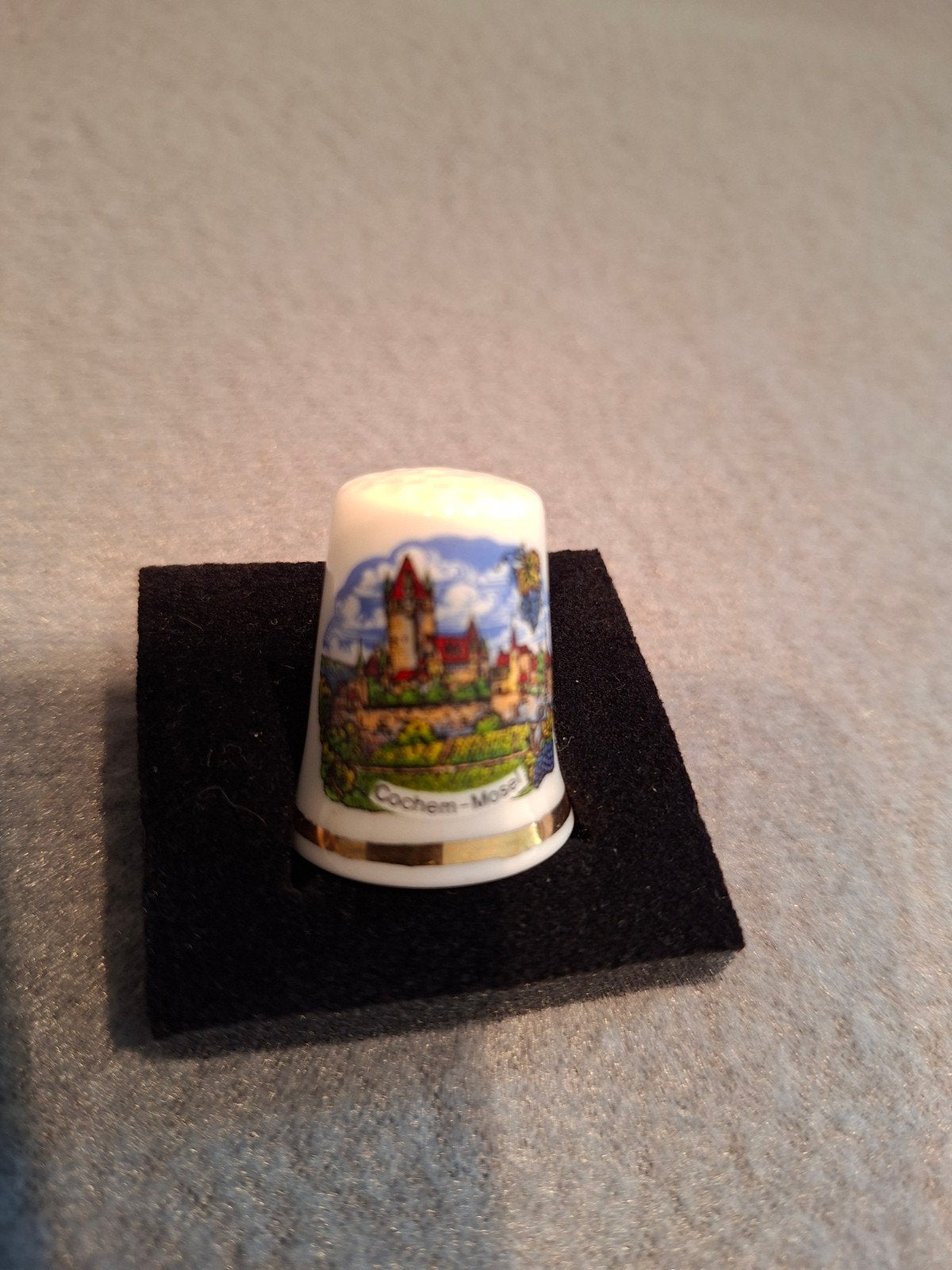 Vingerhoedje Cochem - Moezel, Ophalen of Verzenden, Zo goed als nieuw, Porselein, Buitenland
