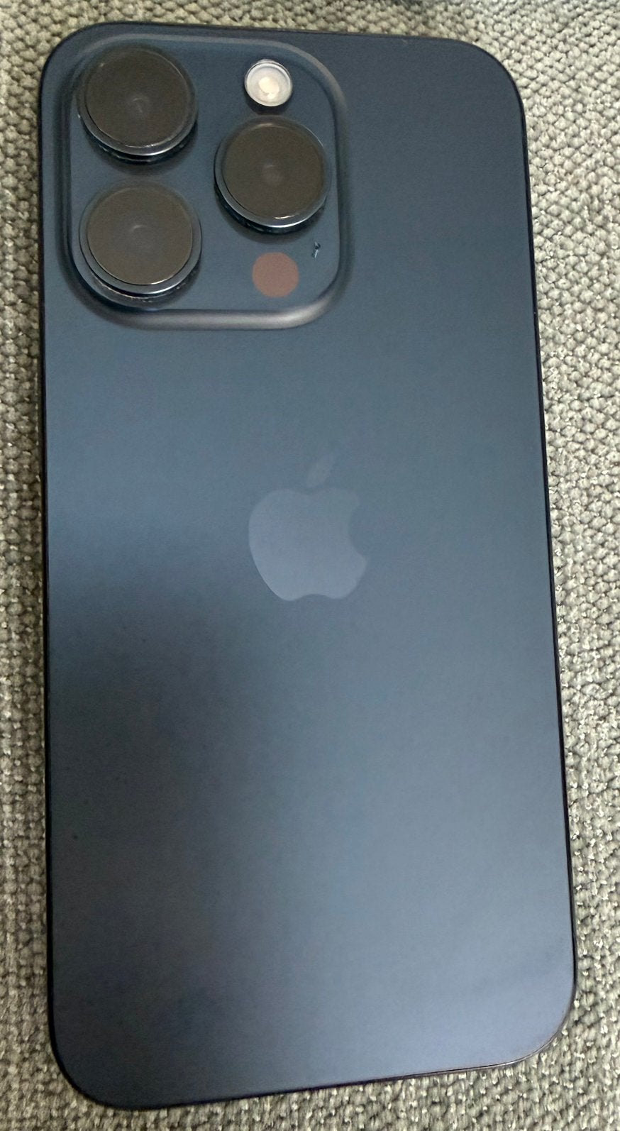 Apple iPhone 15 Pro 128 GB Blauw Titanium, Ophalen, 128 GB, Blauw, 88 %