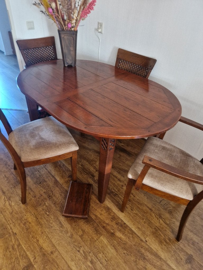 Nette eetkamerset te koop, Ophalen of Verzenden, Gebruikt