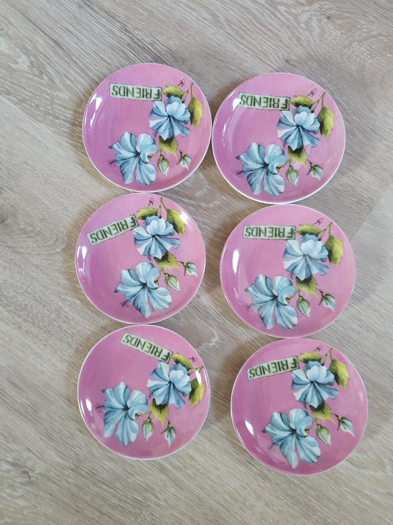 Petit four bordjes 6 stuks, Onbekend, Nieuw, Ophalen of Verzenden, World of Jet