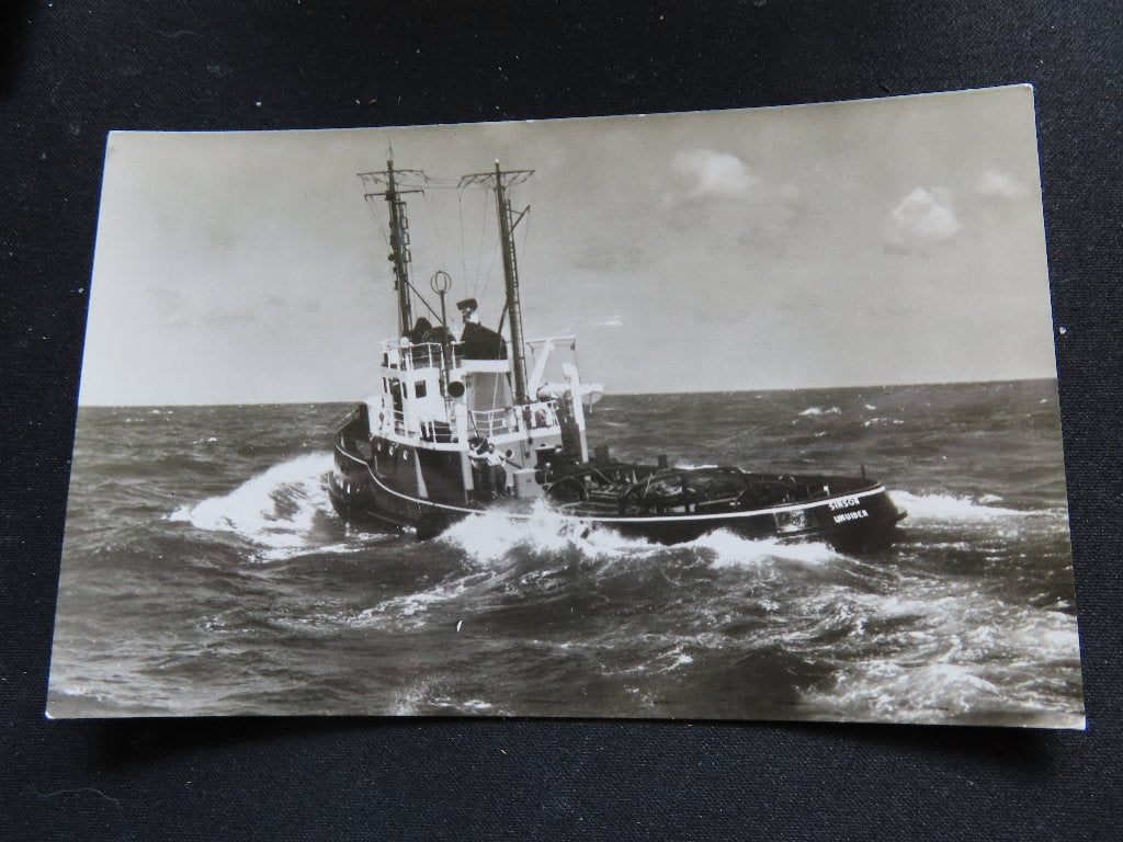 ansichtkaart sleepboot " Simson " Wijsmuller, Ophalen of Verzenden, Motorboot, Kaart, Foto of Prent