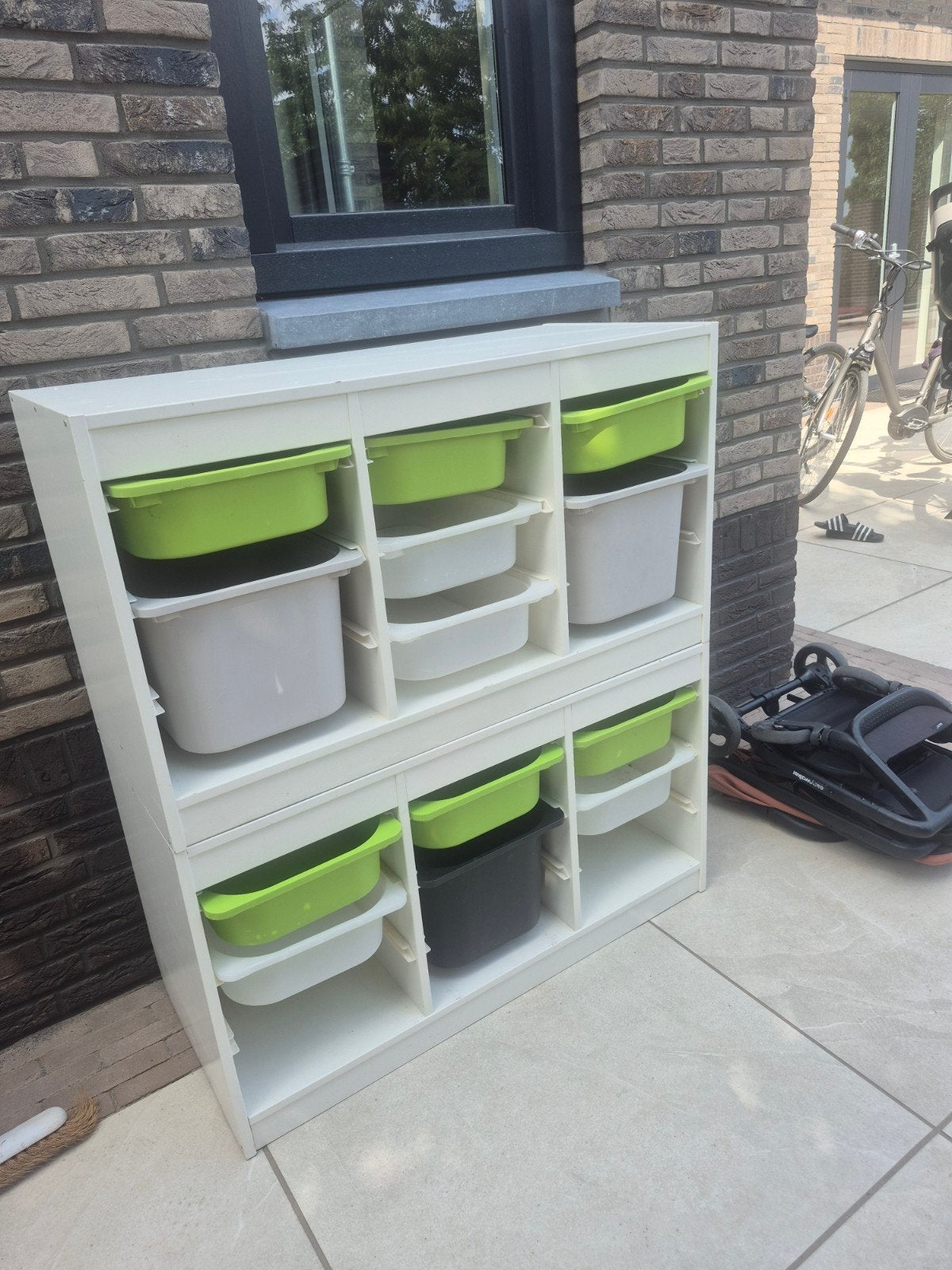 2x IKEA Trofast kasten met bakken - Gebruikt, Ophalen, Met plank(en), Gebruikt, 50 tot 100 cm