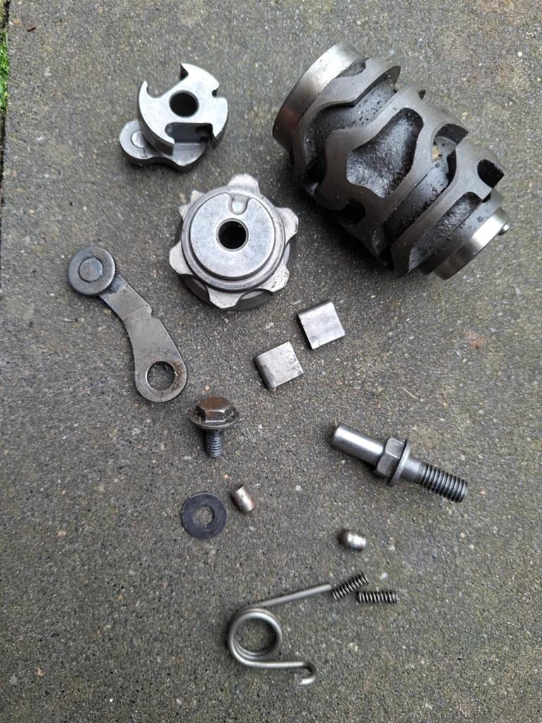 Honda cr 500 schakeldrum geheel compleet, Motoren, Ophalen, Gebruikt