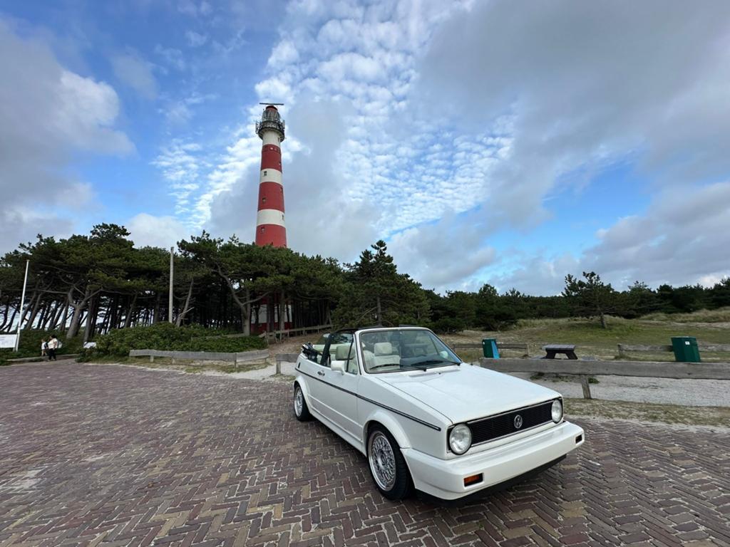 Volkswagen Golf 1 Cabriolet 2.0 16v abf, Voorwielaandrijving, 4 stoelen, Wit, 1200 kg
