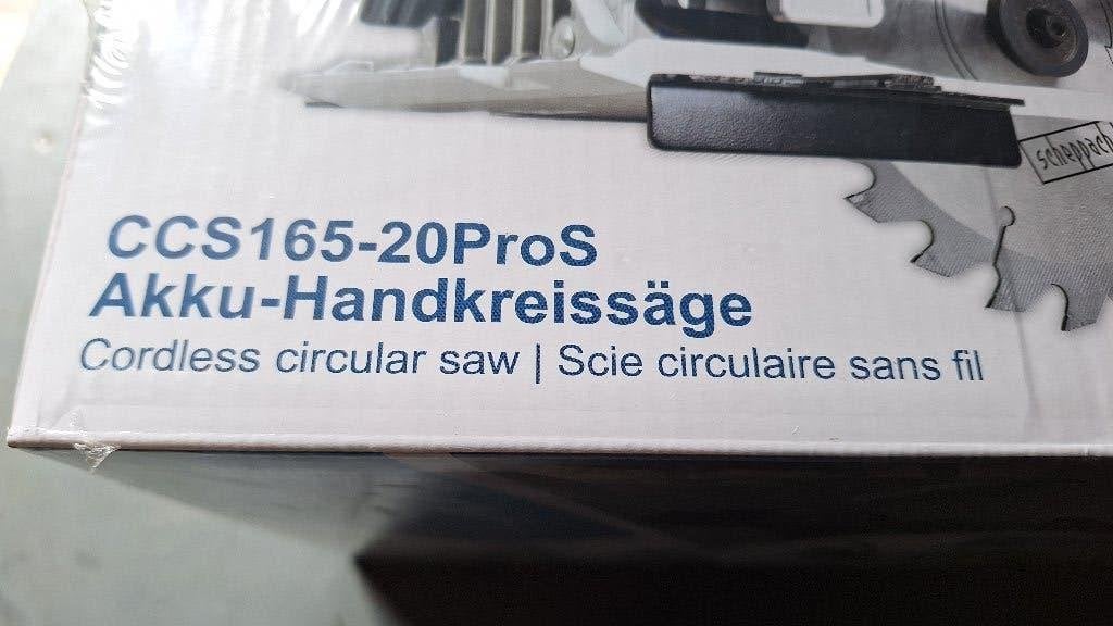 Scheppach ccs165-20 Pro s Accu Cirkelzaag NIEUW!, ., Nieuw, Ophalen of Verzenden, .