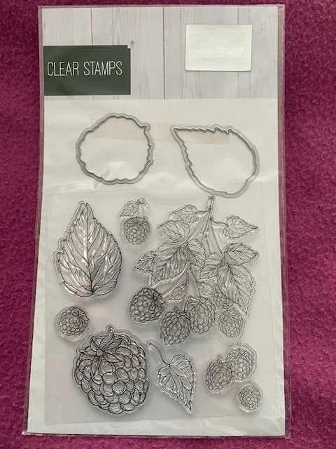 snijmal en stempels bladeren frambozen, Ophalen of Verzenden, Nieuw, Natuur, Pons of Mal
