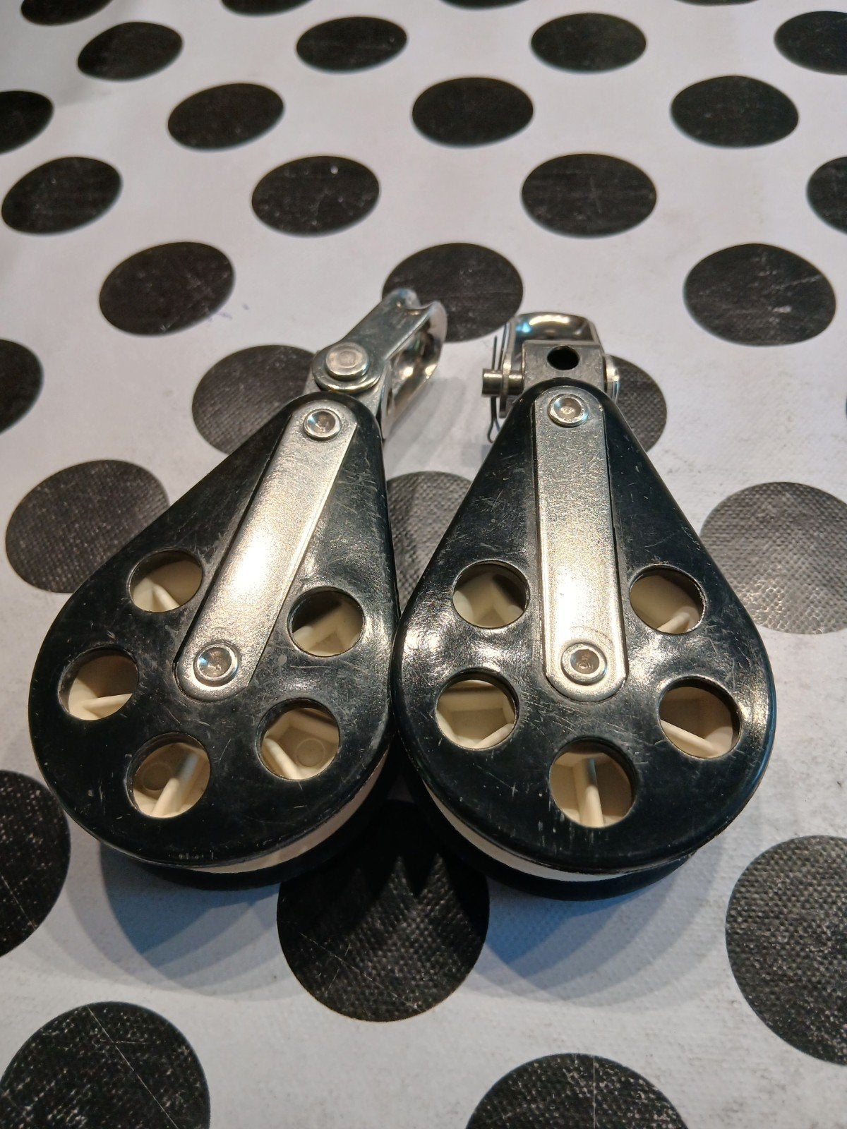 Barton blokken 12 mm, Watersport en Boten, Ophalen of Verzenden, Gebruikt, Lijn of Blok