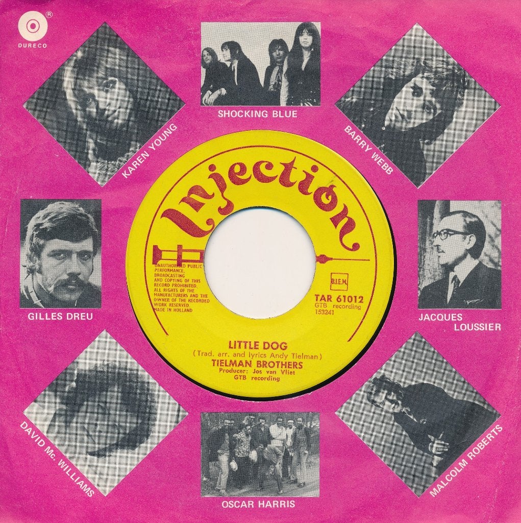641 Tielman Brothers - Little dog (1968), Cd's en Dvd's, Ophalen of Verzenden, Gebruikt, 7 inch, Pop