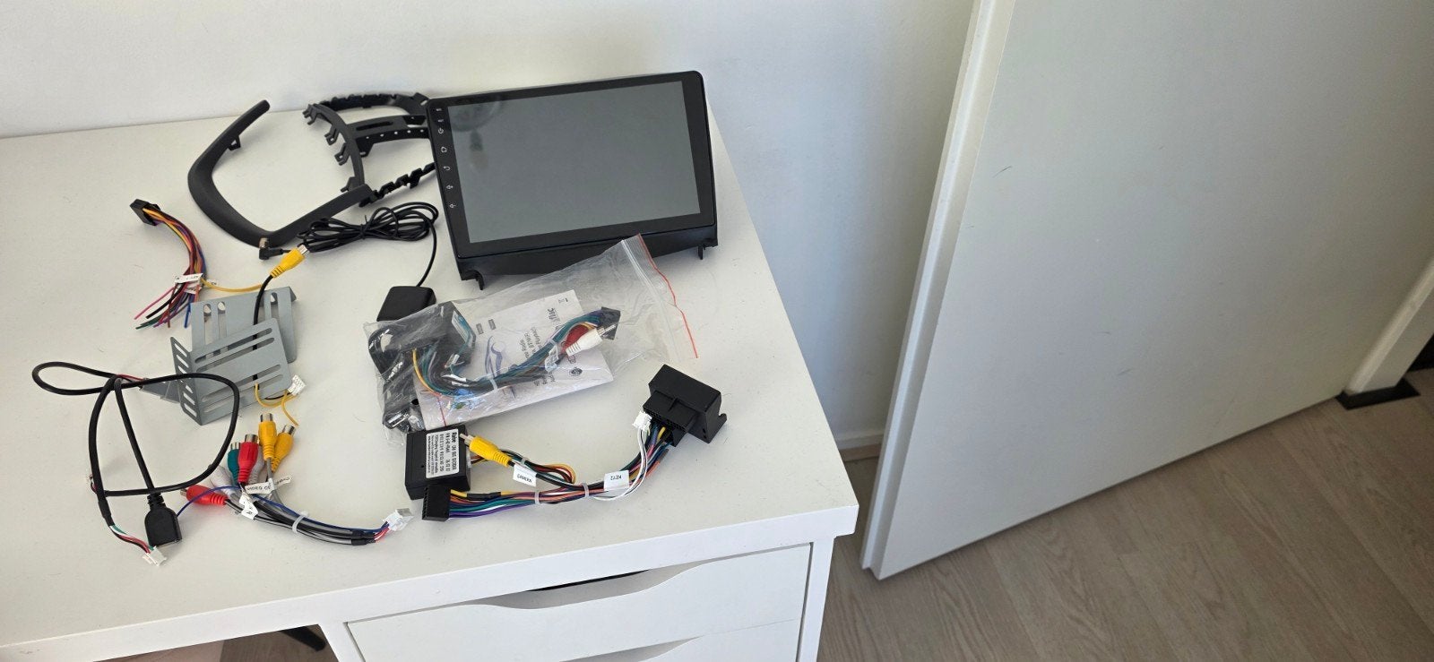 Carplay scherm + alle kabel aansluitingen voor Peugeot 206+, Auto diversen, Autoradio's, Ophalen of Verzenden, Gebruikt