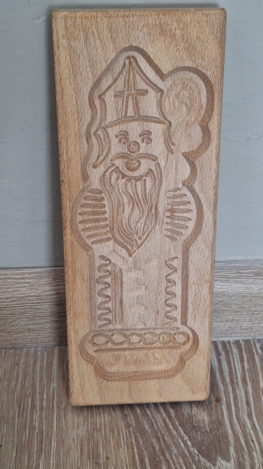 Koekvorm speculaas 5 dec Sint  Sinterklaas, Ophalen, Gebruikt, Hout