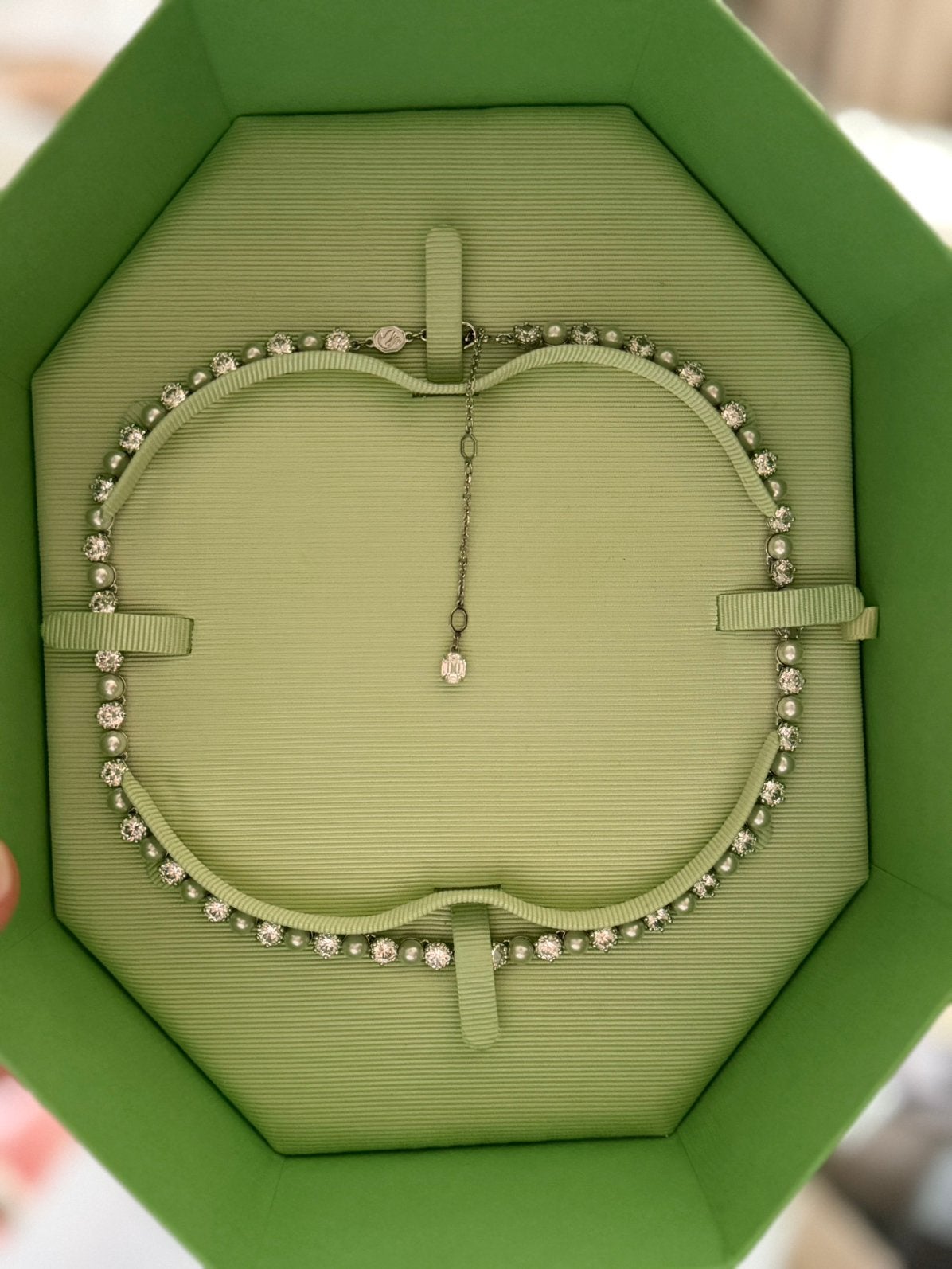 Swarovski ketting, Ophalen, Zo goed als nieuw, Zilver