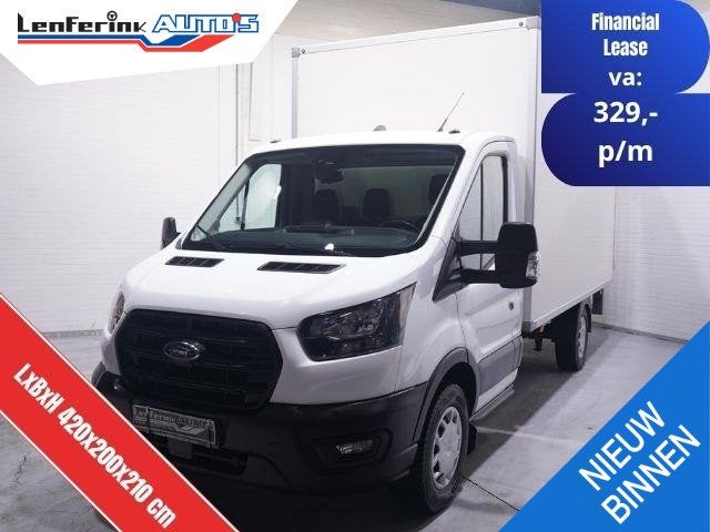 Ford Transit 2.0 TDCi 160 pk Bakwagen met Laadklep Airco Cru, Auto's, Voorwielaandrijving, Stof, Gebruikt, 4 cilinders